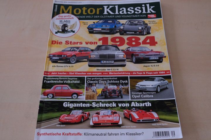 Deckblatt Motor Klassik (09/2019)